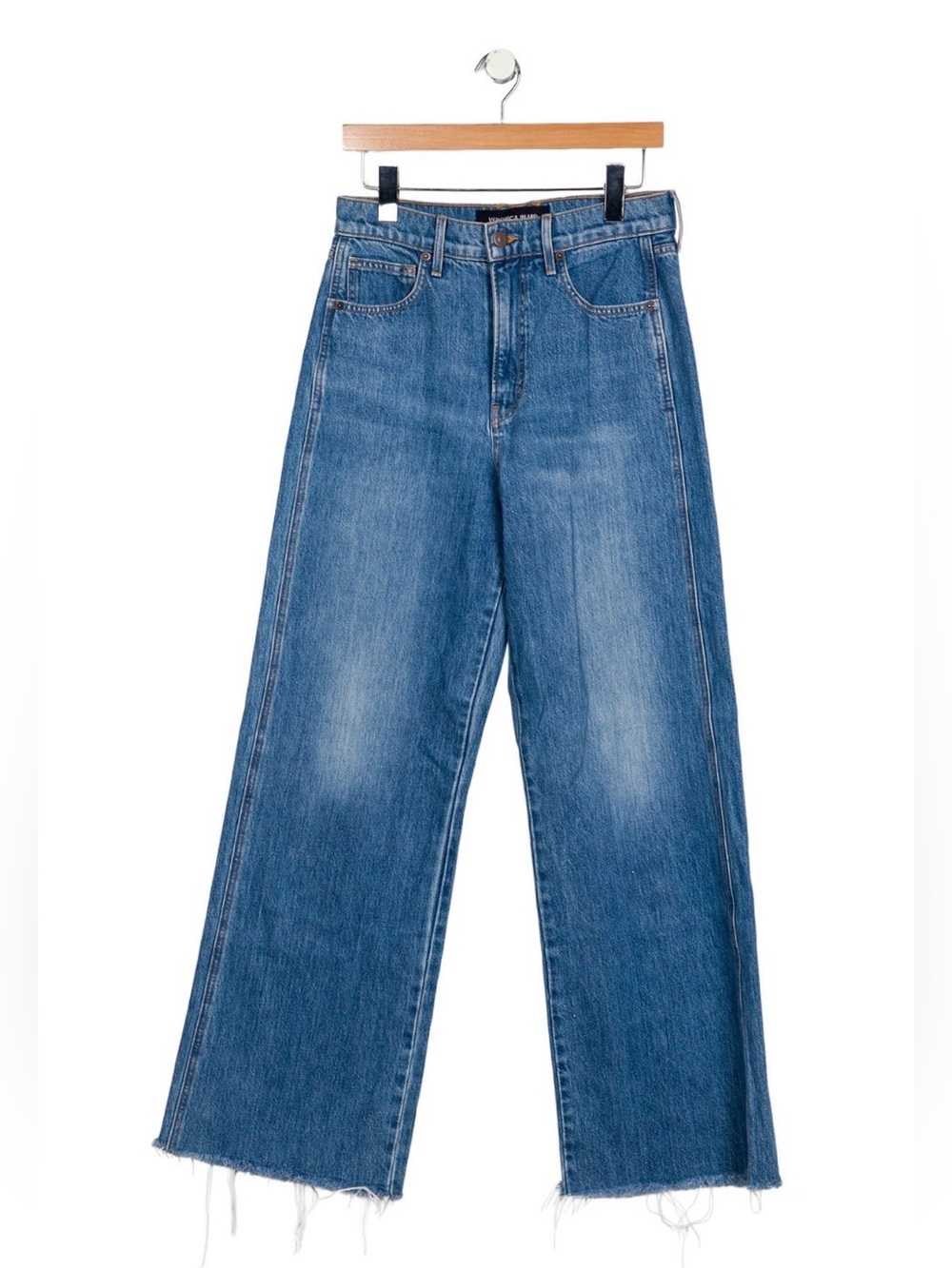 Like NEW $438 Veronica beard Taylor doble seamed jeans Sz 28 - Picture 5 of 7
